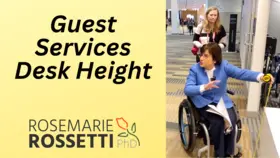 Guest Services Desk Height
