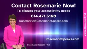 Rosemarie Rossetti, Ph.D. Leading Accessibility Consultant